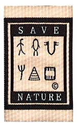 Nažehľovacie etikety veľké - save nature